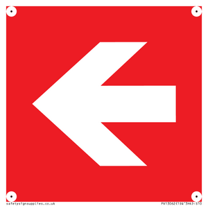 Left arrow (white on red background)